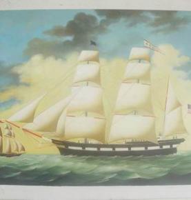 Sailing,Warships,Boat Painting,Custom Hand Painted Oil Painting reproductions From Photos