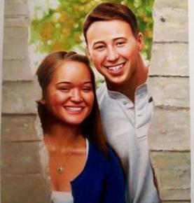 Family Portrait, Custom Oil Portrait, Family Oil Painting, Original Hand Painted Oil Paintings From Photos