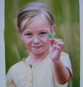 Children Portrait, Custom Oil Portrait, Child Oil Painting, Original Hand Painted Oil Paintings From Photos