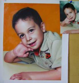 Children Portrait, Custom Oil Portrait, Child Oil Painting, Original Hand Painted Oil Paintings From Photos