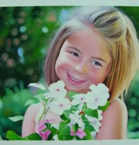 Children Portrait, Custom Oil Portrait, Child Oil Painting, Original Hand Painted Oil Paintings From Photos