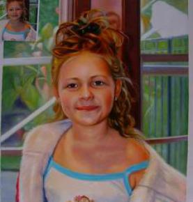 Children Portrait, Custom Oil Portrait, Child Oil Painting, Original Hand Painted Oil Paintings From Photos