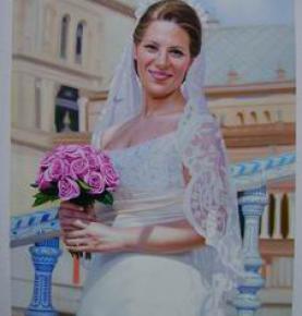 Women Portrait, Custom Oil Portrait, Women Oil Painting, Original Hand Painted Oil Paintings From Photos