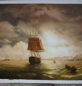 Sailing,Warships,Boat Painting,Custom Hand Painted Oil Painting reproductions From Photos