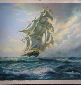 Sailing,Warships,Boat Painting,Custom Hand Painted Oil Painting reproductions From Photos