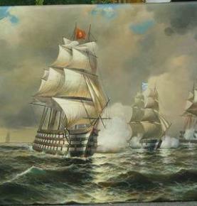 Sailing,Warships,Boat Painting,Custom Hand Painted Oil Painting reproductions From Photos