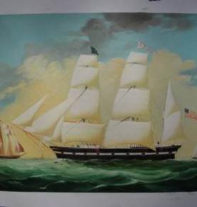 Sailing,Warships,Boat Painting,Custom Hand Painted Oil Painting reproductions From Photos