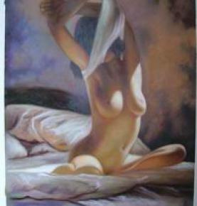 Nude Painting, Original Nude art, Custom Hand Painted Oil Painting reproductions From Photos