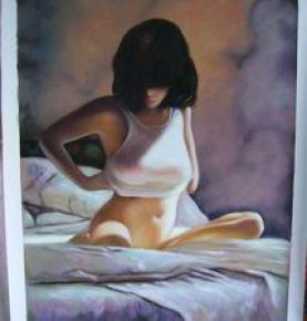 Nude Painting, Original Nude art, Custom Hand Painted Oil Painting reproductions From Photos