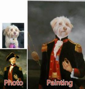 Pet portrait, Original Personalized pet painting, Custom Hand Painted Oil Painting portrait From Photos