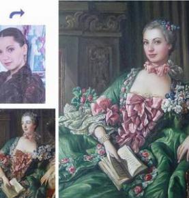 Custom oil portrait, Original Personalized painting, Hand Painted Oil Painting portrait From Photos