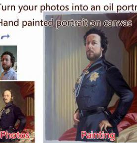 Custom oil portrait, Original Personalized painting, Hand Painted Oil Painting portrait From Photos