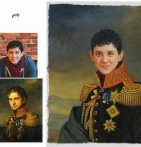 Custom oil portrait, Original Personalized painting, Hand Painted Oil Painting portrait From Photos