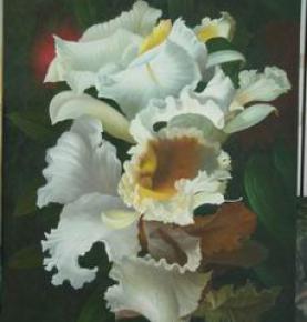 Flowers Painting, Original flowers art, Custom Hand Painted Oil Painting reproductions From Photos