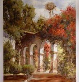 Mediterranean Painting, Original art, Custom Hand Painted Oil Painting reproductions From Photos