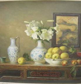 Still Life Oil Painting, Original art, Custom Hand Painted Oil Paintings reproductions From Photos