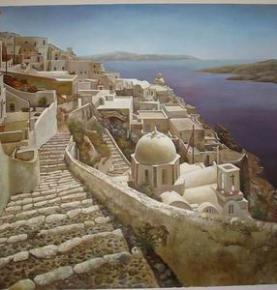 Building Oil Painting, Original art, Custom Hand Painted Oil Paintings reproductions From Photos